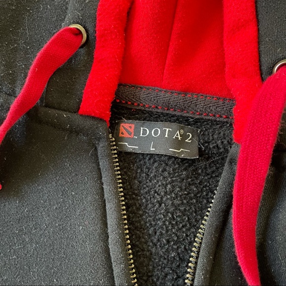 Dota2 men’s zip sweater, large. - Picture 5 of 5